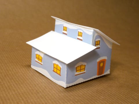 Winter village model no. 22 - Two-story house