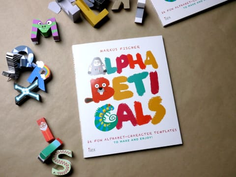 Alphabeticals: My papercraft alphabet as a book