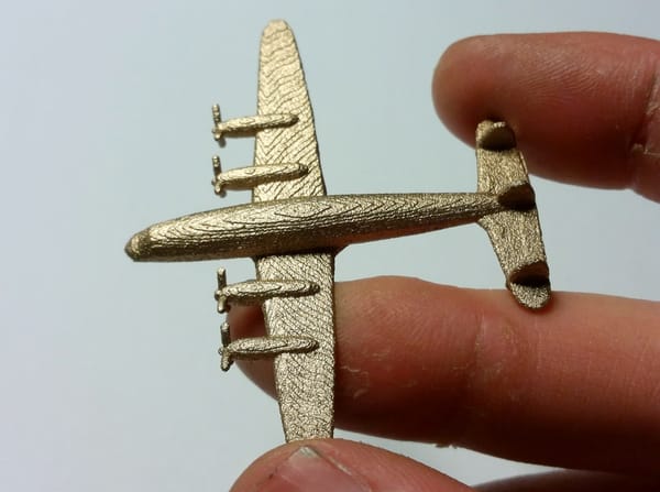 3D printed airplane miniature