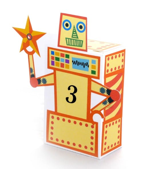 Christmas robots advent calendar